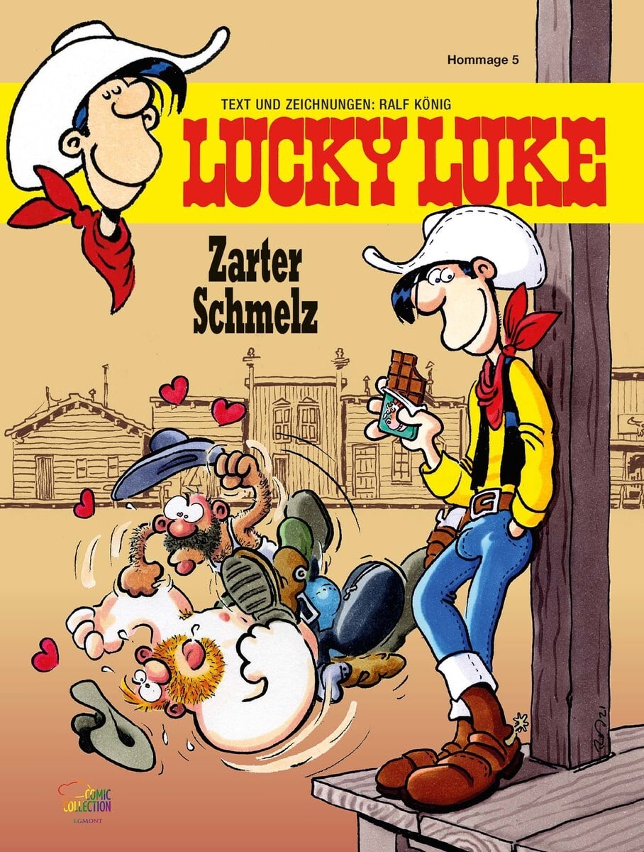 Lucky Luke, zarter Schmelz, Ralf König, Buchcover